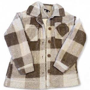 Cozy Brown and Cream Woman’s Jacket